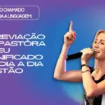 Banner do Youtube nova musica cantora gospel degrade moderno roxo