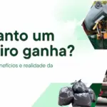 Green and White Modern Residential Trash Pickup Services Banner