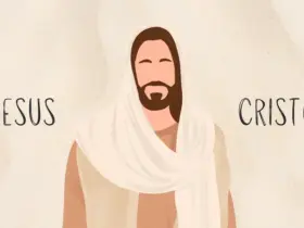 Jesus: A História e o Legado de uma Figura Transformadora 33 Papel de parede bege simples cristao