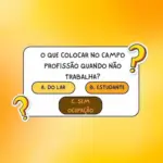 Yellow and Brown Playful Question Facebook Post