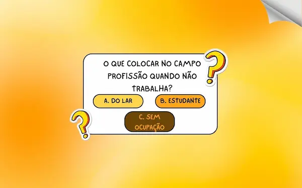 Yellow and Brown Playful Question Facebook Post