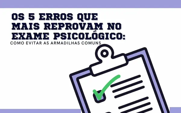Os 5 Erros que Mais Reprovam no Exame Psicológico: Como Evitar as Armadilhas Comuns 39 post animado com desenho sobre exames de rotina para instagram