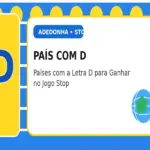 País com D: Países com a Letra D para Ganhar no Jogo Stop