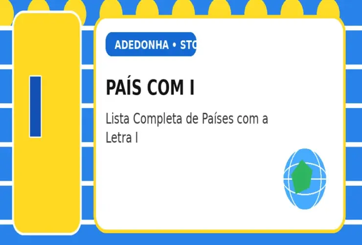País com I: Lista Completa de Países com a Letra I
