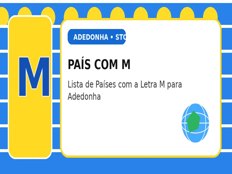 País com M: Lista de Países com a Letra M para Adedonha 25 País com M: Lista de Países com a Letra M para Adedonha