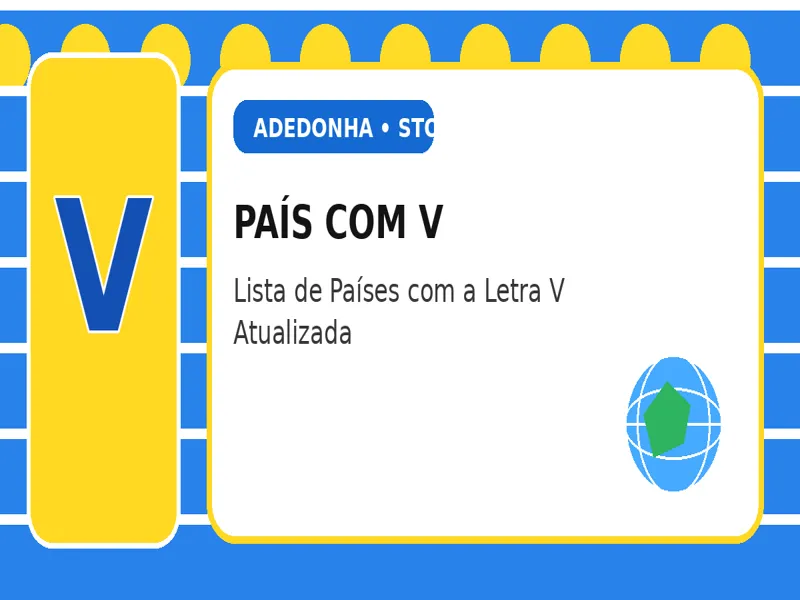 País com V: Lista de Países com a Letra V Atualizada