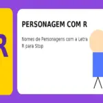 Personagem com R: Nomes de Personagens com a Letra R para Stop
