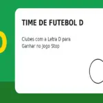 Time de Futebol com D: Clubes com a Letra D para Ganhar no Jogo Stop